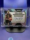 Kris Murray College Penmanship MOJO PRIZM AUTO 01/25 - 2023 Prizm Draft Picks