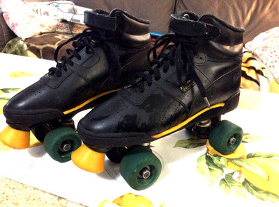 Vintage Men's Sz 9 Roller Derby Reebok Style Tennis Shoe Skates 80's RARE Rink