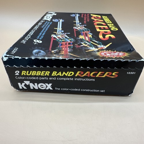 Vintage K'NEX Lot of 2 Rubber Band Racers 2 Models and Multiset 23 1994 Vintage - Picture 10 of 19