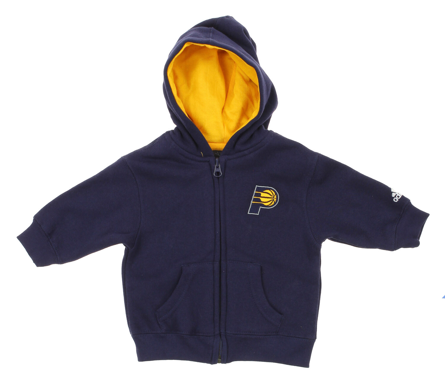 Флисовая толстовка Adidas NBA Infants Indiana Pacers Prime с капюшоном на молнии