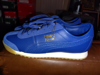 Men's Puma Roma '68 'New Heritage Blazing Blue' Sneakers - 389975-01 - Size 10.5