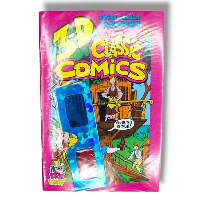 Vintage Wendy's Sealed 3-D Classic Comics #5 Swiss Family Robinson S1