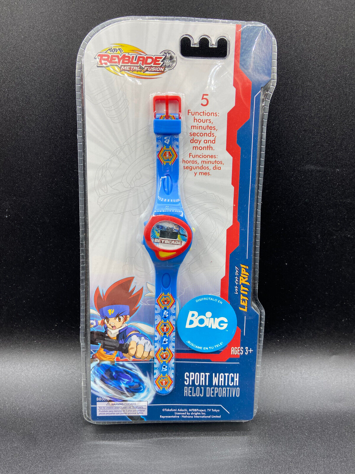 Digital Watch Beyblade Router Metal Fusion New Sealed Sport Watch