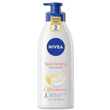 NIVEA Skin Firming Hydration Body Lotion with Q10 and Shea Butter, 16.9 Fl Oz