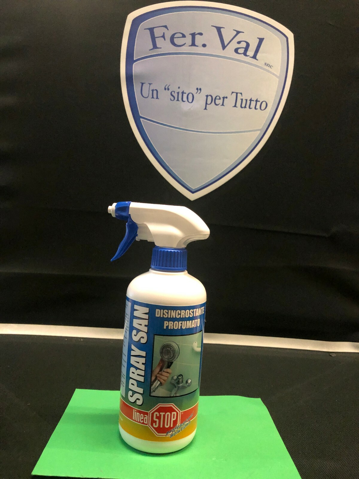 DETERGENTE SANIFICANTE DISINCROSTANTE PROFUMATO 500ML LINEA STOP COD.SPRAYSAN