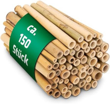 GARDIGOÂ® Tubi di BambÃ¹ per Casetta delle Api - 150 PZ. | Canne di BambÃ¹ Resis