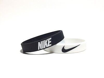 Nike Black White Bracelet 2-PACK 