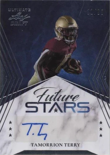 2021 Leaf Ultimate Draft Tamorrion Terry #FS-TT1