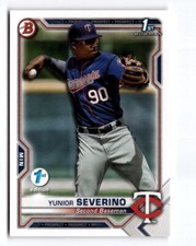 2021 Bowman 1st Edition Yunior Severino BFE-140 1st First Paper Minnesota Twins
