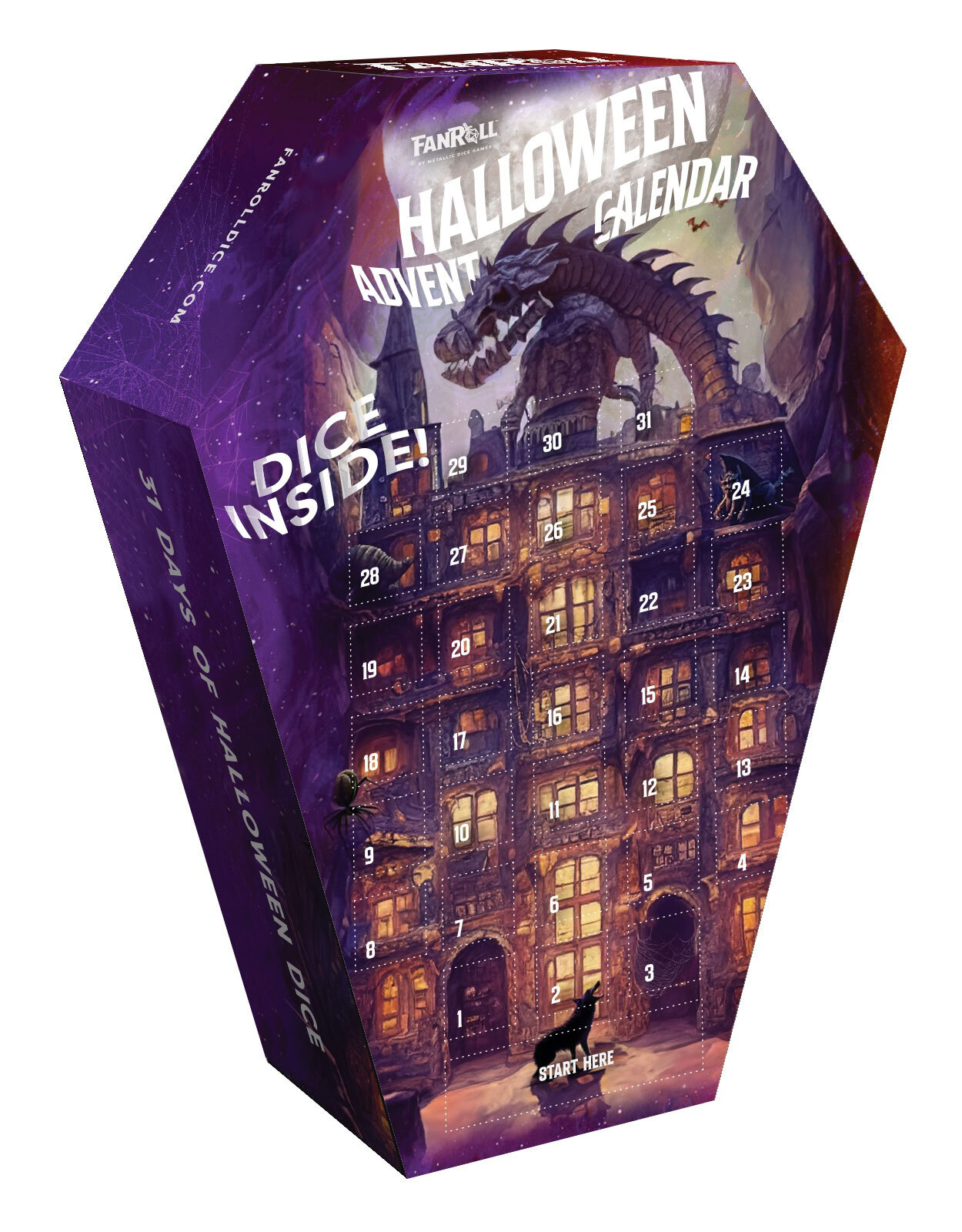 Набор кубиков с Адвент-календарем на Хэллоуин 2024