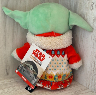Target Mattel Grogu Ugly Christmas Sweater Coat Outfit Plush Baby
