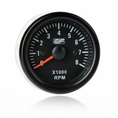 2'' 52mm Electrical Tacho Gauge Meter Tachometer For 0-8000 RPM LED Display