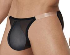 Adannu High Slit Briefs Sexy Transparent Pouch Fun Breathable Gay Underwear