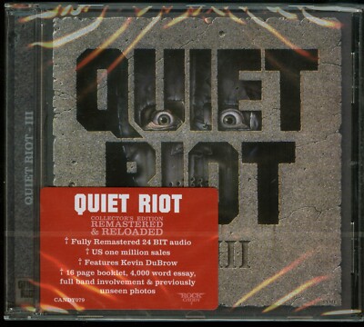Quiet Riot QR III CD new Rock Candy Records Reissue