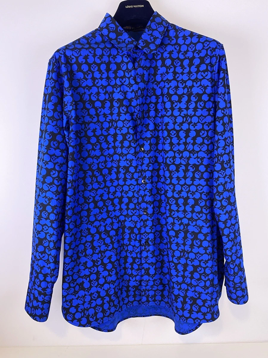 Louis Vuitton Cotton Long Sleeve Casual Button-Down Shirts for Men