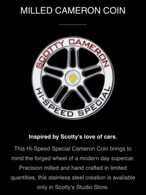 SCOTTY CAMERON HI-SPEED SPECIAL マーカー Scotty Cameron Hi-Speed