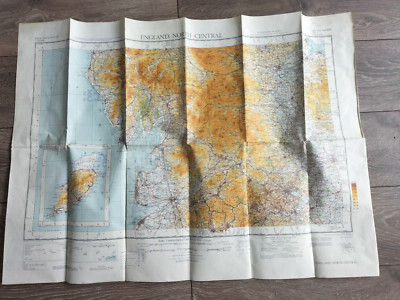 Ministry of Defence 1958 England North Central Locality Training Area Map