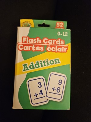 Teaching Tree MATH LEARNING FLASH CARDS Age 3+, 52/Pk, Select: Learning Pack