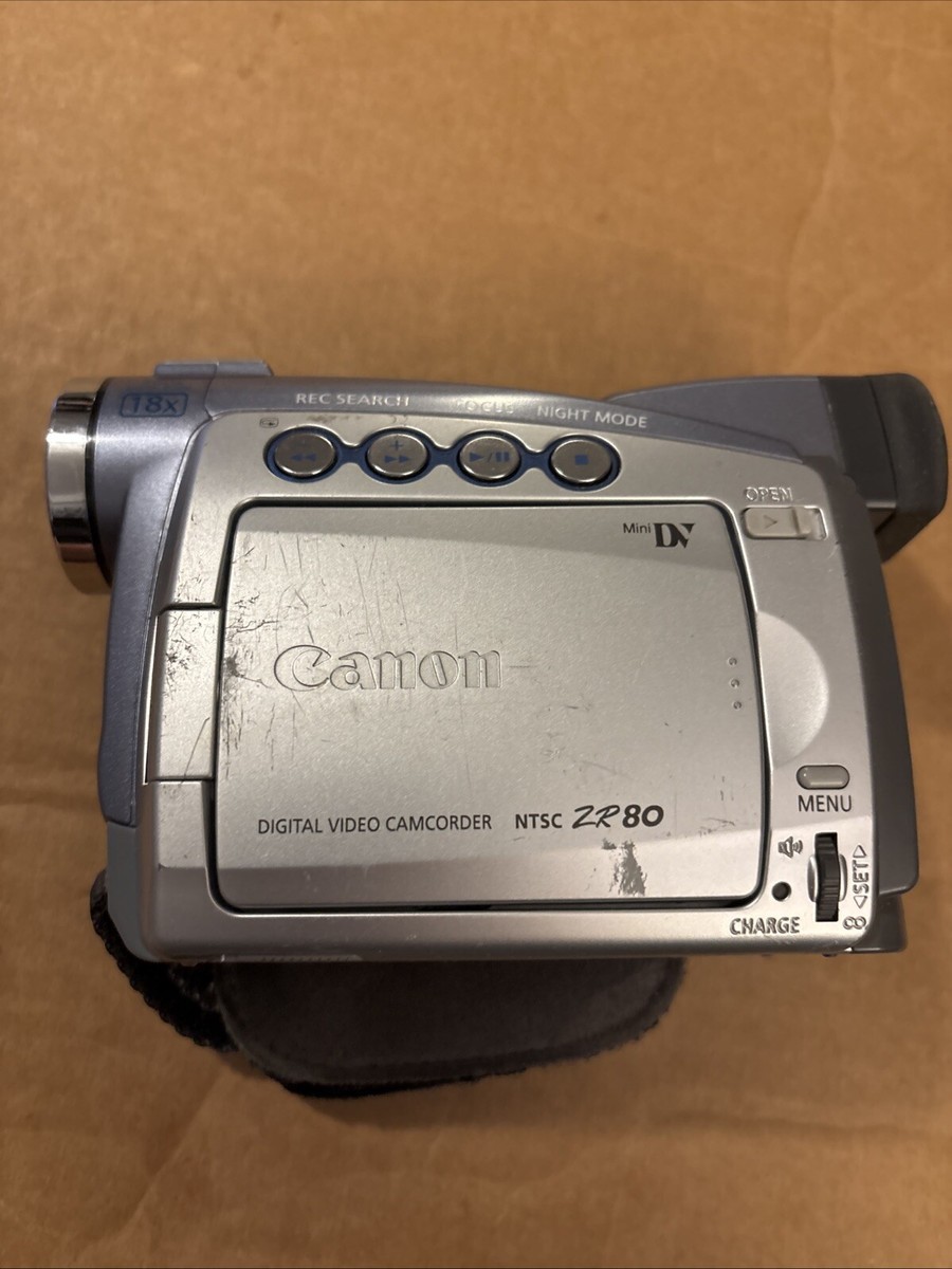 Canon ZR80 Digital Video Camcorder [Not Working Parts Unit]