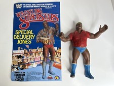 Ljn Sd Jones WWF VINTAGE LJN 8" ACTION FIGURE W Poster