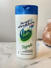 HEAD & SHOULDERS 13.5 Oz Cooling Sensation Refresh Dandruff Shampoo NEW: 400ml.