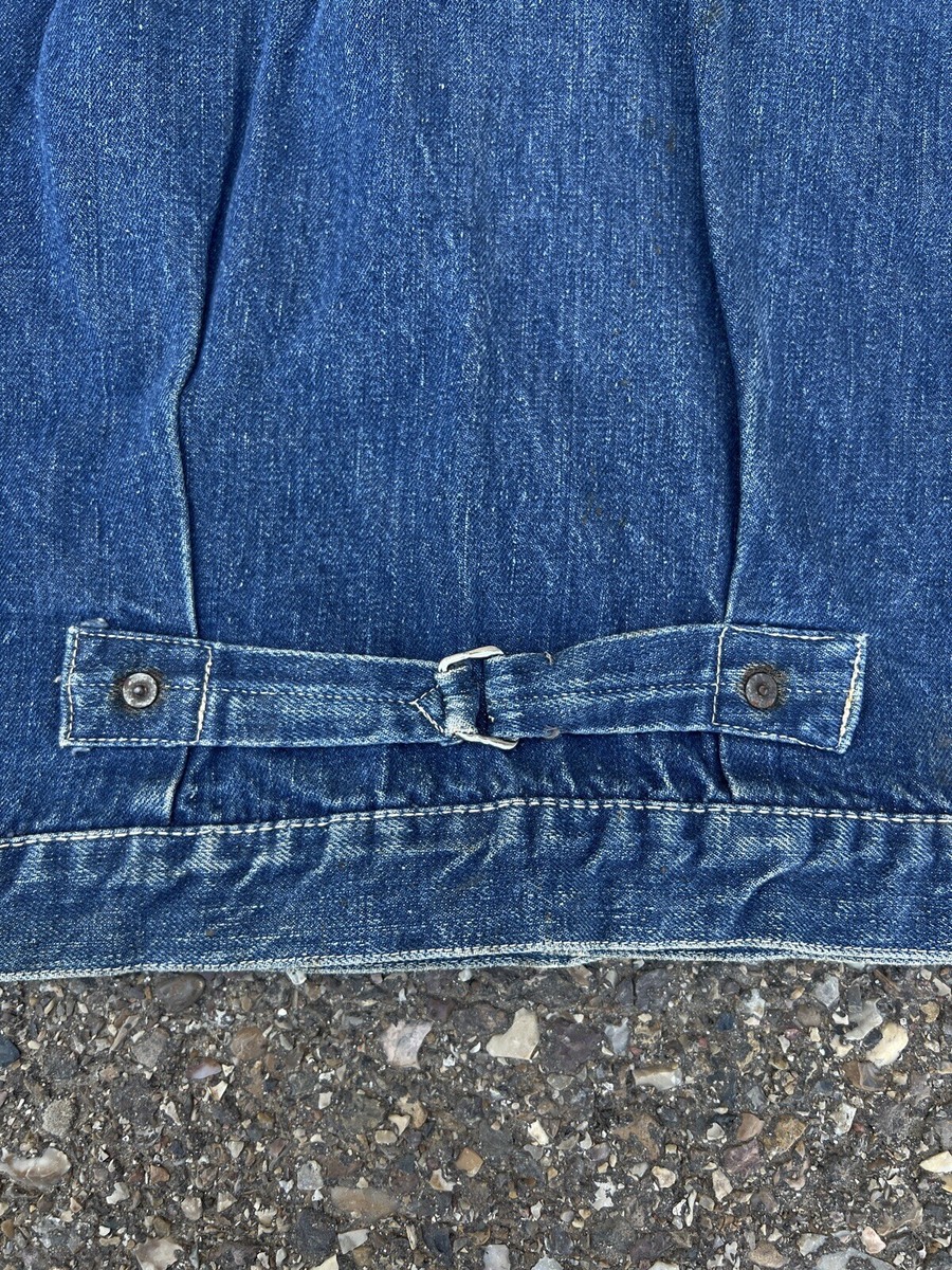 【BIG E】Levi's 506xx size 38 Vintage Levis Type 1 Big E Selvedge Buckle Denim Jacket S