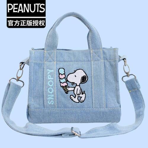 Snoopy Anime Cartoon Cute Cowboy Embroidery Shoulder Bag Handbag Crossbod - 第 1/9 張圖片