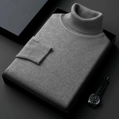 Men's Anti-Pilling Turtleneck Sweater - Premium Comfort & Style
