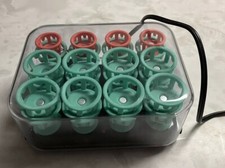 Clairol Lock N Roll Hot Hair Rollers Curlers Pageant Spoolies BT-1 Tested Works