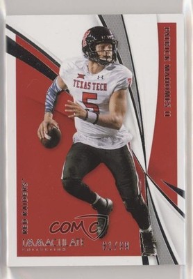 2021 Panini Immaculate Collegiate 81/99 Patrick Mahomes II #1 0c3