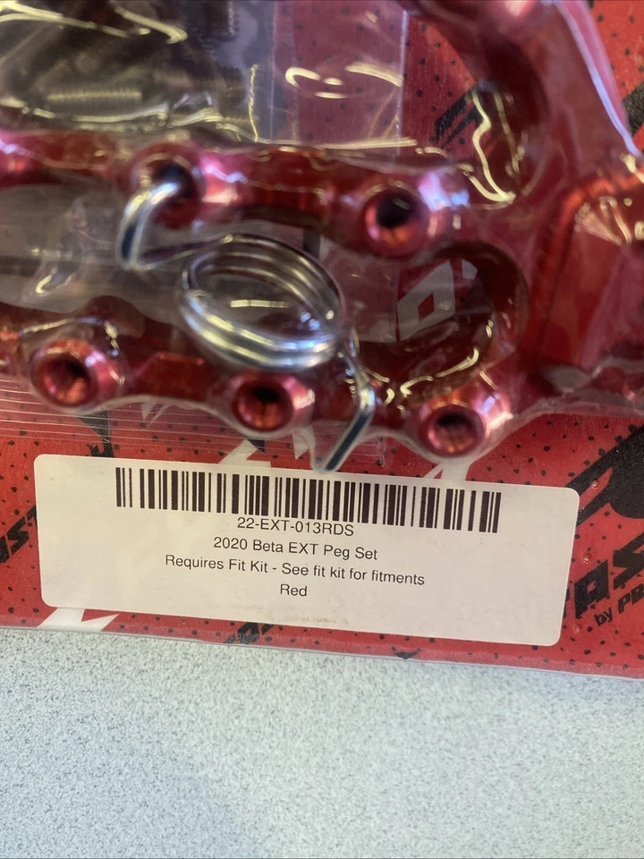 estriberas Fastway Air EXT - solo clavijas - rojas, beta estándar 2020 + AB-22053-R Foto 2 de 2