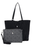 U.S. Polo Assn. Malibu Shopping Bag L Schultertasche Tasche Black Schwarz