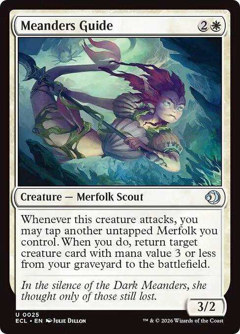 MEANDERS GUIDE x4 mtg NM-M Lorwyn Eclipsed 4 Unc