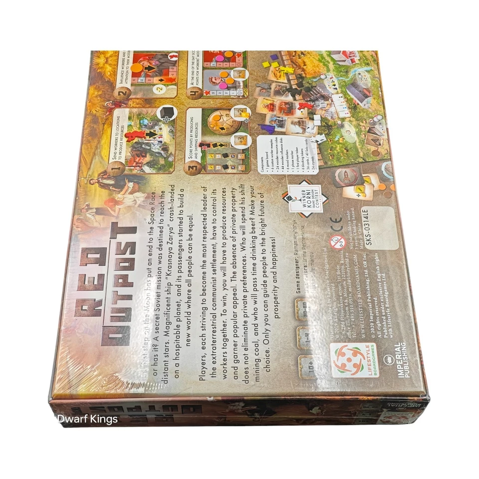 Red Outpost Comrade Edition Board Game Sealed 2019 Award Winning Game Design - Image 2 of 4