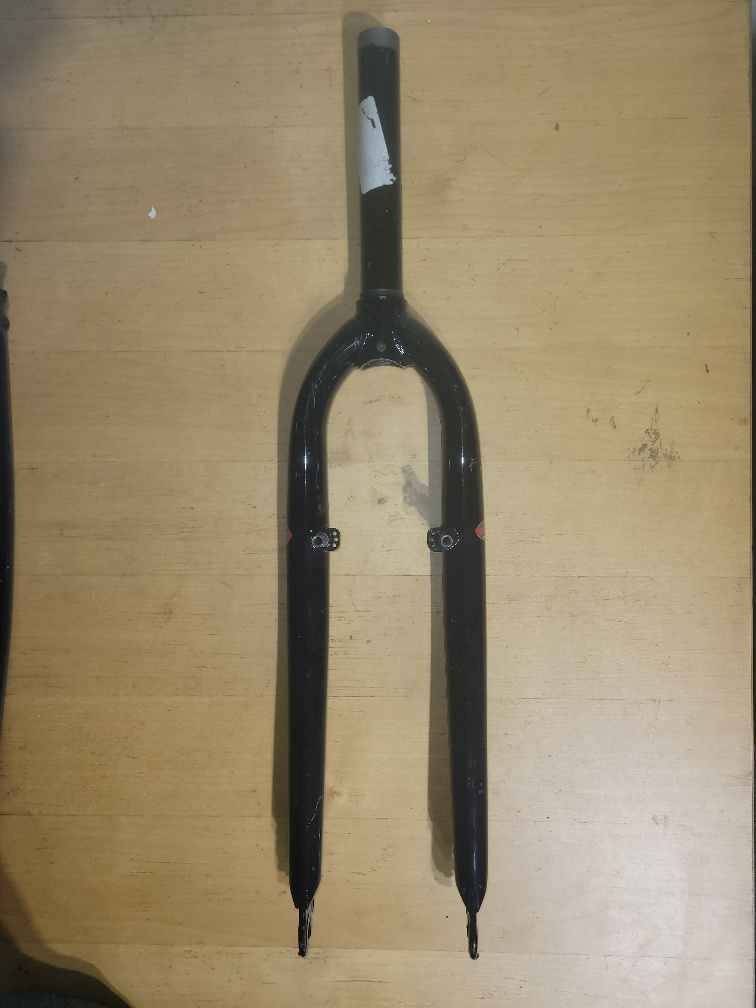 VIntage Trek Cro-Moly 26 in Fork 1-1/8 Threadless NOS VBrake Canti Black 90s MTB