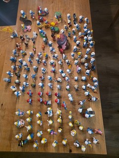 158 Schlümpfe Konvolut Schlumpfsammlung mit Schlumpfhaus Gargamel Schleich