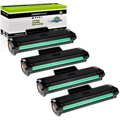 4 Pack MLT-D104L Toner Fits For Samsung ML-1665 ML-1665K ML-1673 ML-1674 ML-1675