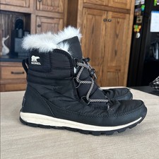 SOREL Whitney II Flurry Winter Boys Girls Children Kids Snow Boots Sz 4