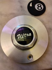 One Ultra Bright Nos 6-38 161 Mm Machined Mag Wheel Center Cap 89-8371