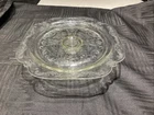 Indiana Glass Madrid Recollection Cake Plate Footed 10 Inch