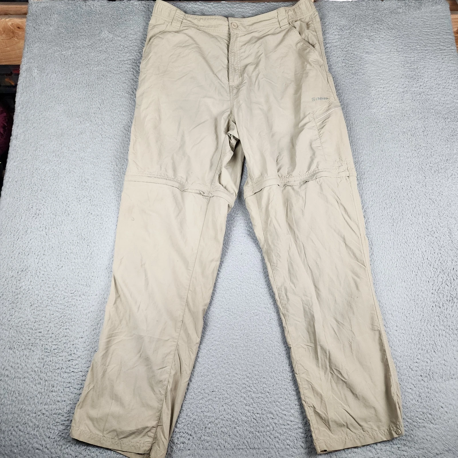 Simms Pants Mens Extra Large Brown Cargo Convertible Tapered Fishing Outdoors
Opens in a new window 