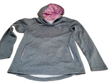 Champion performance pull over hoodie Gray youth size large
