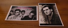 MORRISSEY THE SMITHS RARE SIGNED 2 X SET 6"&times;4 PRINTS SALE &pound;3 FREEPOST GIFTS