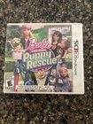 Barbie & Her Sisters Puppy Rescue (Nintendo 3DS, 2015) Nice Condition! CIB