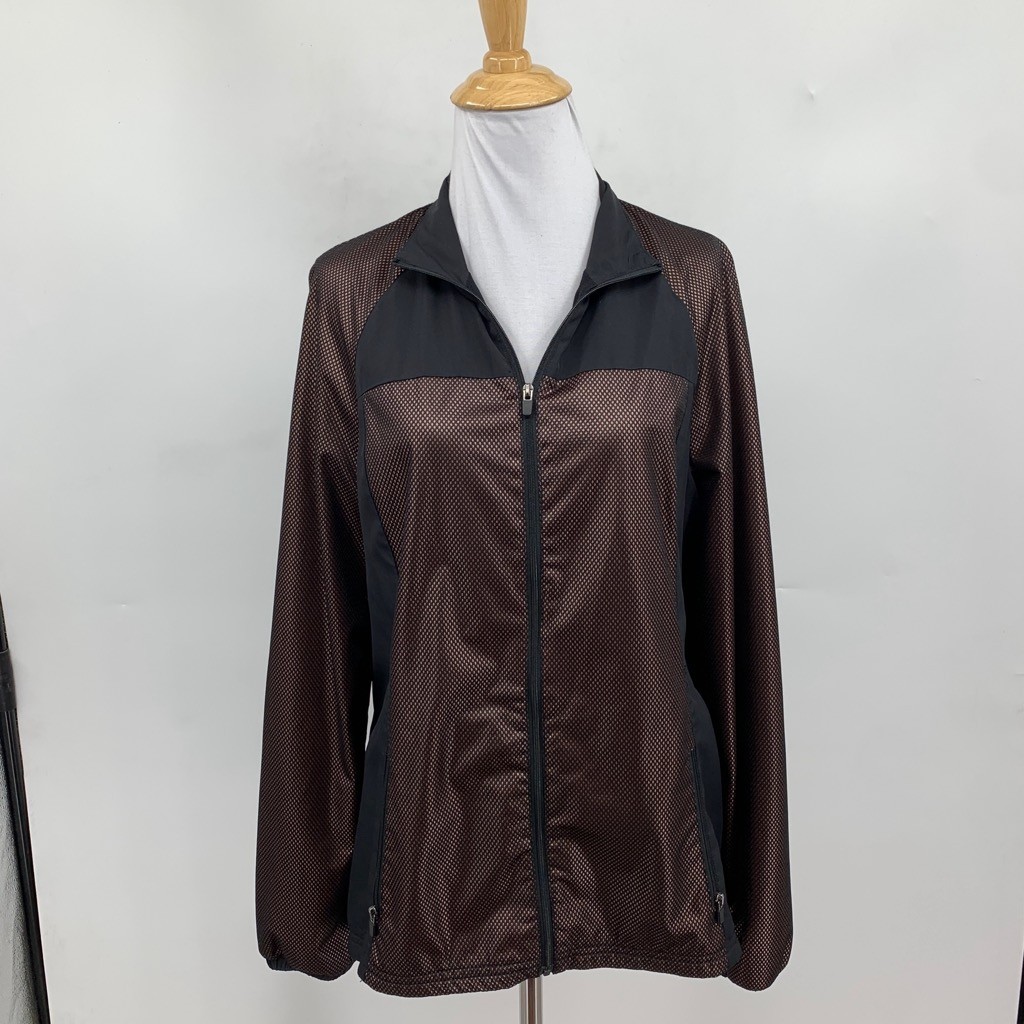 Fabletics Jacket Womens Medium Black Sable Demi L… - image 2