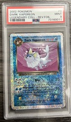 Dark Vaporeon 9/110 Legendary Collection Reverse Holo