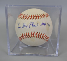 Lee MacPhail Signed Inscribed HOF 98 Autographed Ripken Commemorative Baseball