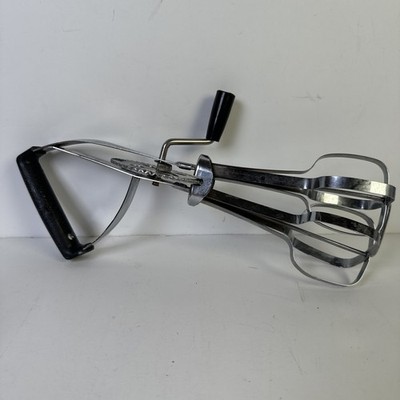 Vintage EKCO Best Egg Beater Hand Mixer Stainless Steel Made In U.S.A. Off Grid