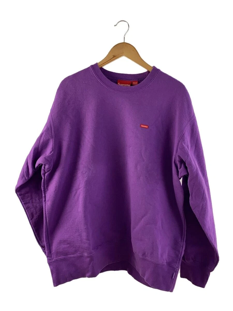 Sweat col rond Supreme petite boîte violet L occasion