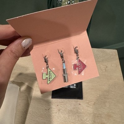 PRADA BEAUTY プラダ　オーナメント　チャーム Prada Beauty 3pc Charm Gift Set Paradoxe Perfume Bottle Lipstick